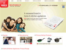 Tablet Screenshot of imexappliances.com